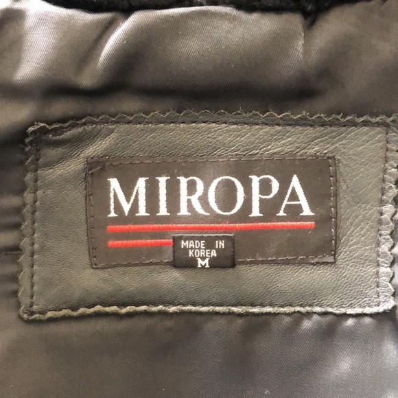 Miropa leather hooded coat - Picture 11 of 13